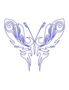 Tribal Butterfly Kids Coloring Pdf, Free Vectors File